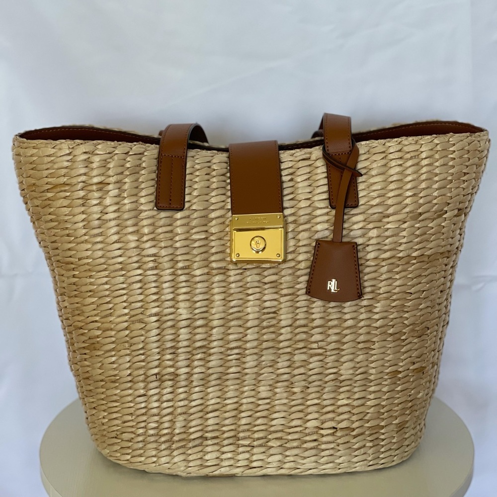 Ralph Lauren Woven tote bag